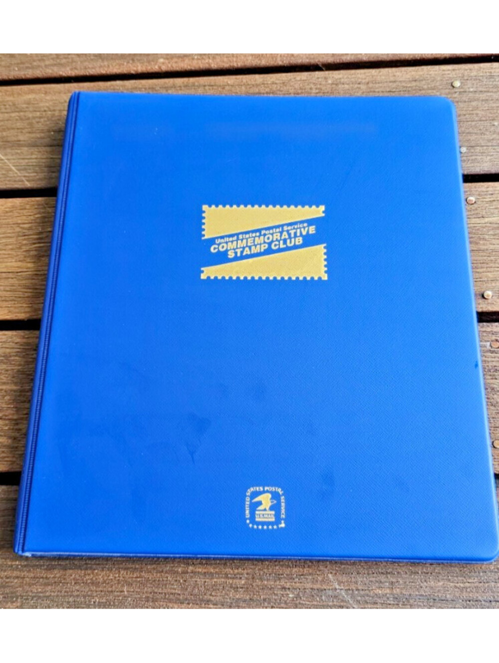 USPS Commemorative Stamp Club Blue Album Binder